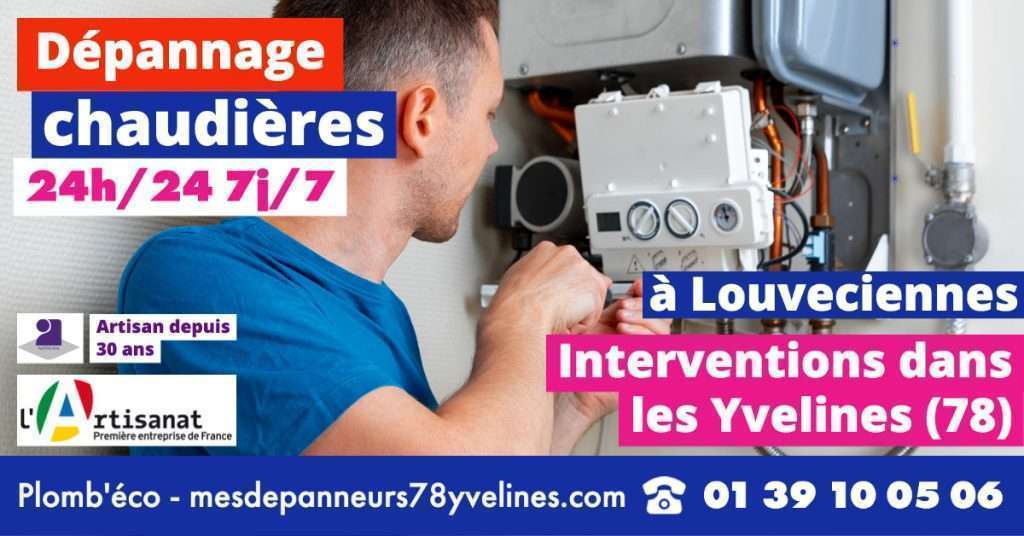 Plombier chauffagiste à Louveciennes : dépannage chauffe-eau gaz ou électrique